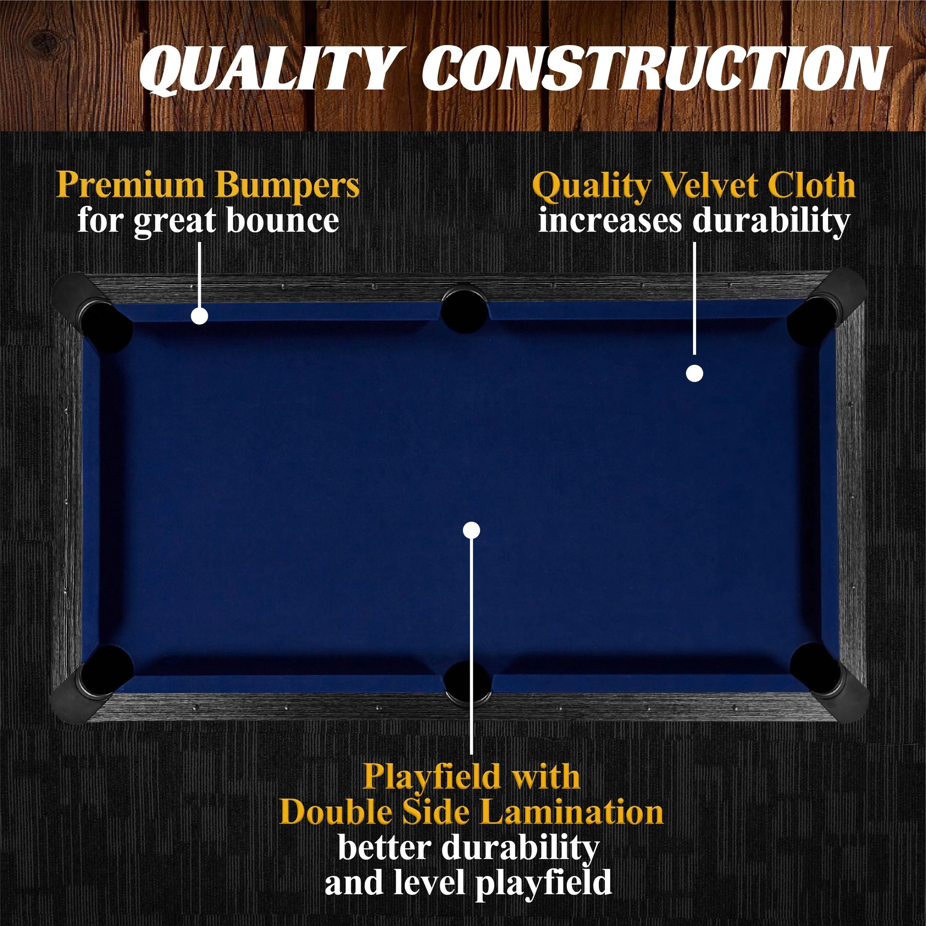 Barrington Billiard Harrison Collection 60 Pool Table, New