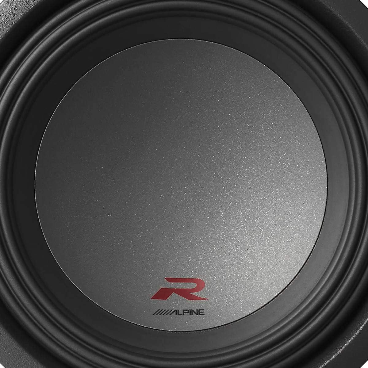 Alpine Type R 12 Inch 2250 Watt Max 2 Ohm Round Car Audio Subwoofer (2 Pack)