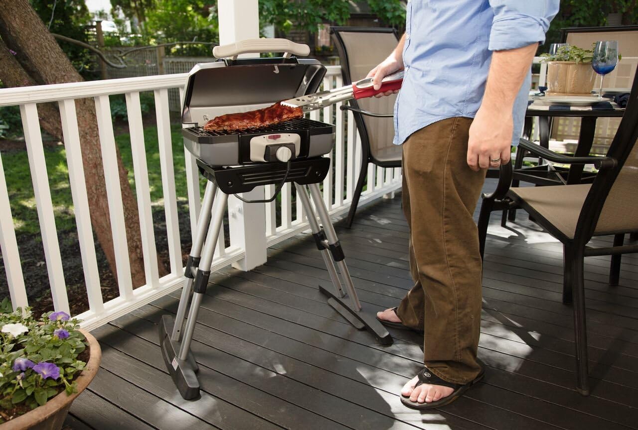Cuisinart CEG-980 Outdoor Electric Grill with VersaStand 22 x 11.8 x 17.6-Inch