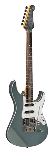 YAMAHA 6 String Solid-Body Electric Guitar, Right, Translucent Black, 612VII (PAC612VIIFM TBL)