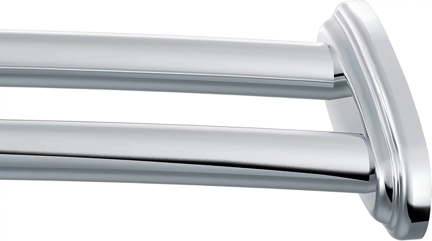 AUCHI DN2141CH 60-Inch Adjustable Stainless Steel Double Curved Shower Rod, Chrome - Curated Treasures Market