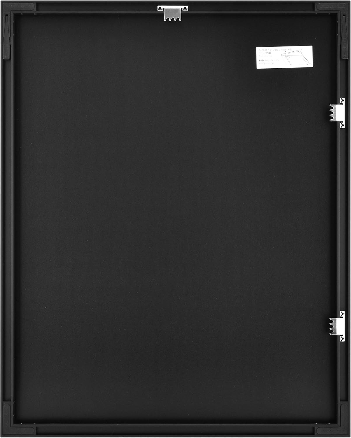 Framatics by MCS, Black Framatic Fineline 16x20 Inch Aluminum Frame with Shadow Mat for 11x14 Inch Photo, (302229), 16 x 20 11 x 14 Pack of 2
