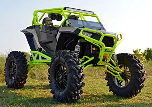 SuperATV Intimidator UTV / ATV Mud Tire for RZR, X3, General, Maverick, Ranger, Rock & All Terrain UTV Mud Tire | 26.5x10-14 | 2" Tread Depth | 6 Ply Ratings