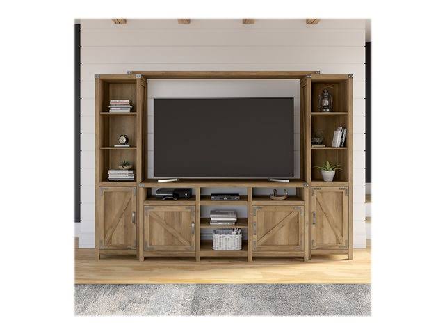 kathy ireland Home Cottage Grove - Bookcase - 5 shelves - laminated engineered wood - reclaimed pine