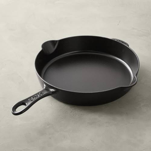 Staub Cast Iron 11-inch Traditional Skillet - Matte Black