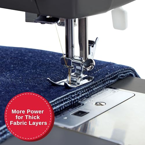 SINGER Heavy Duty 4423 High Speed Sewing Machine with Accessory Kit | Strong Motor With Enhanced Piercing Power, 97 Stitch Applications, Full Metal frame, 1-step Buttonhole & LED Light