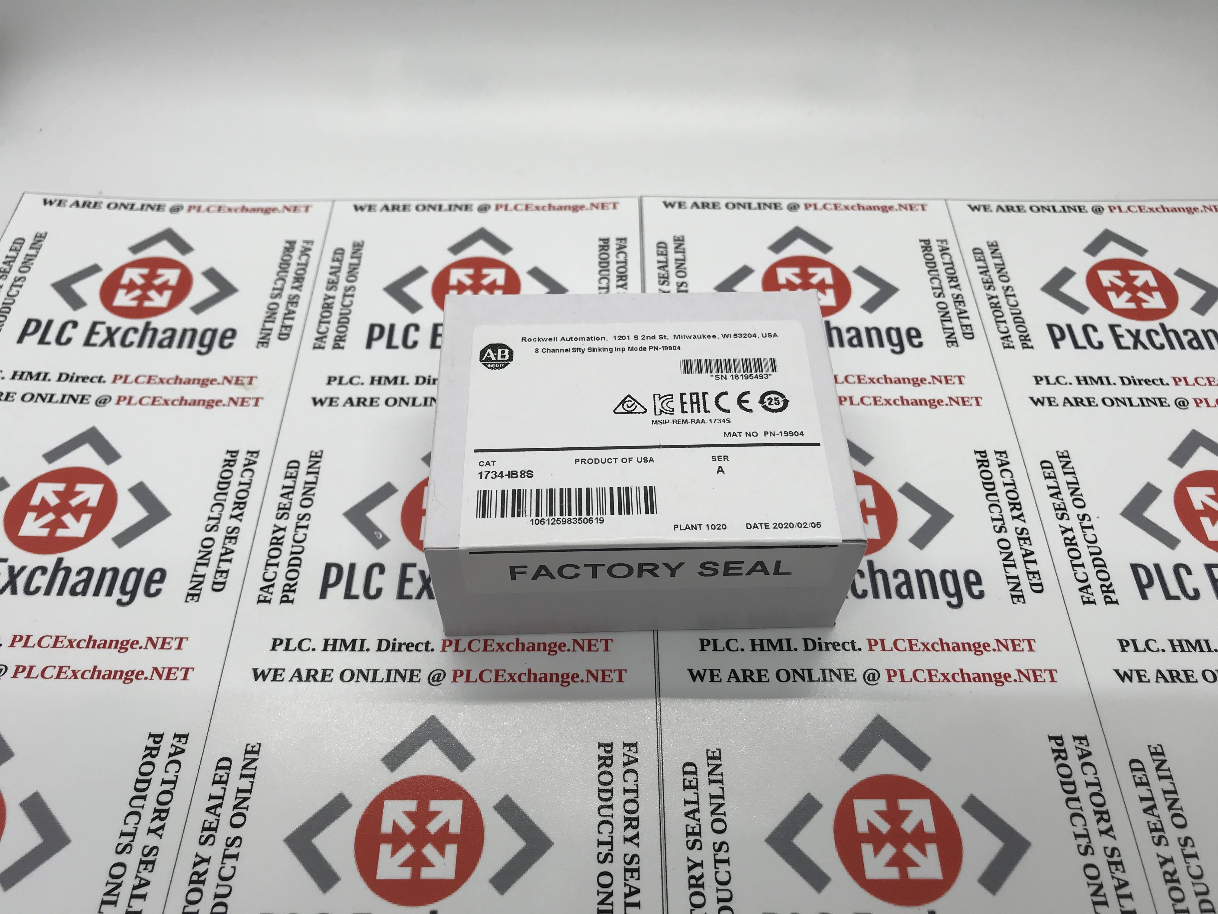 1734-Ib8S Allen-Bradley Safety Sinking Input Module 8 Chnl(New in Box)