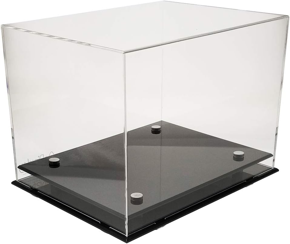 OnDisplay Deluxe UV-Protected Boxing Glove Display Case - Black Base