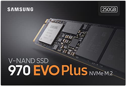 SAMSUNG 970 EVO Plus SSD 1TB NVMe M.2 Internal Solid State Drive w/ V-NAND Technology, Storage and Memory Expansion for Gaming, Graphics w/ Heat Control, Max Speed, MZ-V7S1T0B/AM