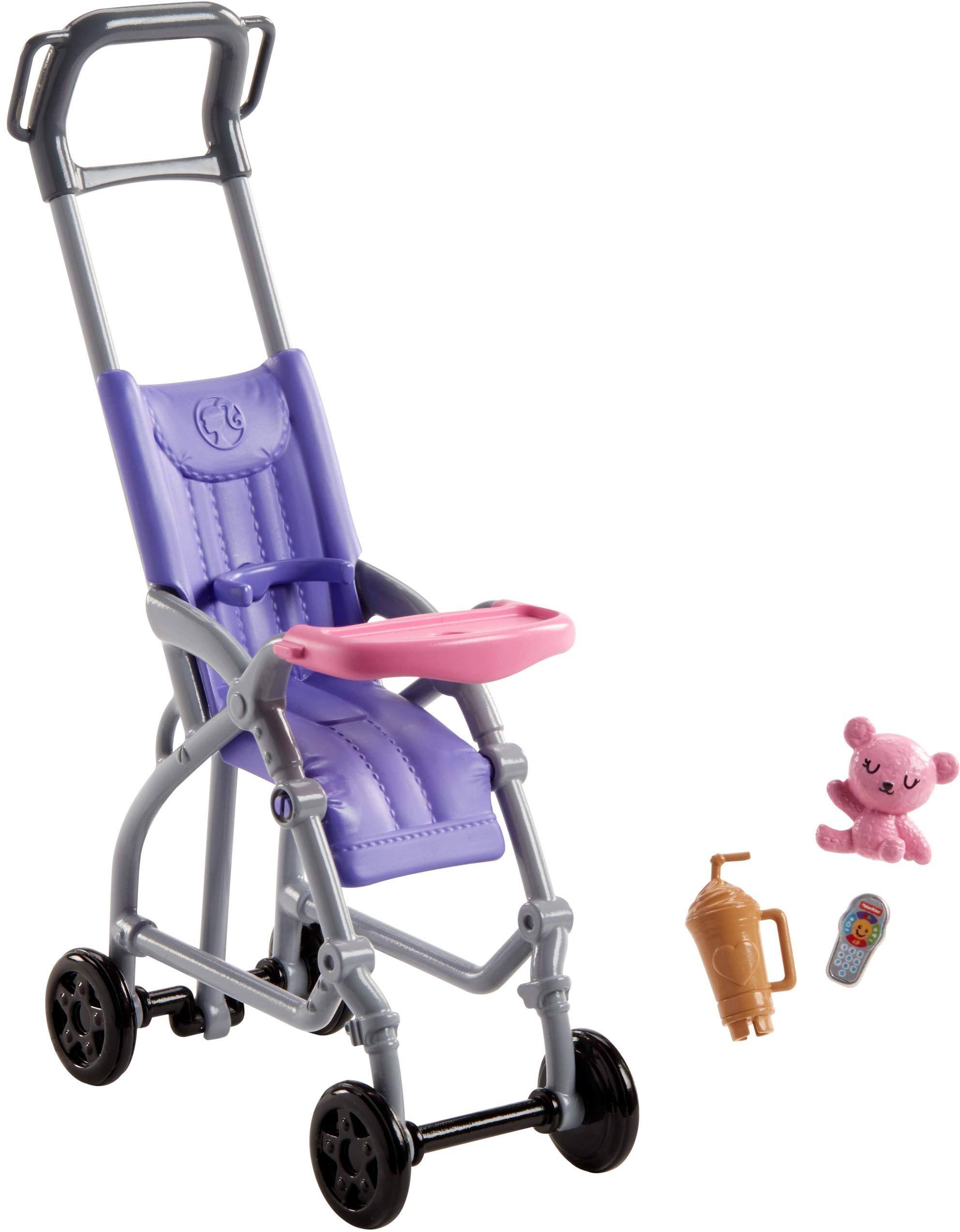 Barbie Skipper Babysitters Caucasian Doll and Stroller Playset