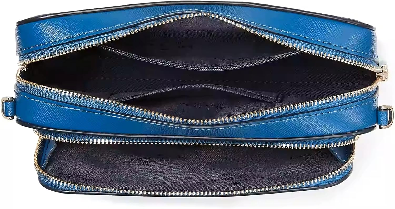 Kate Spade Staci Dual Zip Around Crossbody (Sapphire)