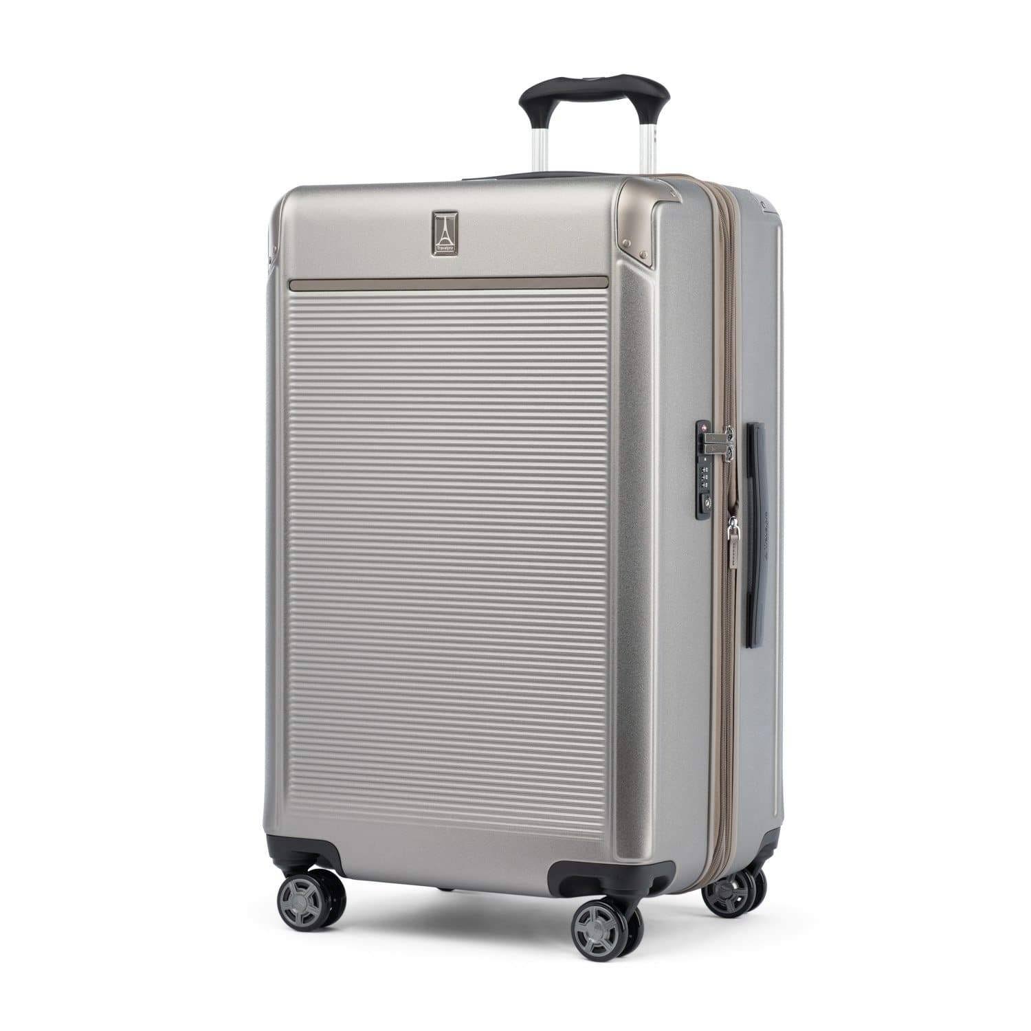 Travelpro Platinum Elite Large Check-In Expandable Hardside Spinner - Metallic Sand