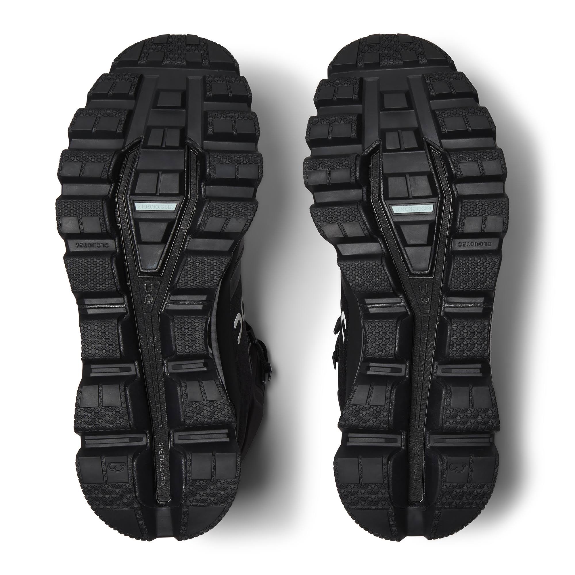 on Running Men&s Cloudrock Waterproof All Black / 11.5 / M