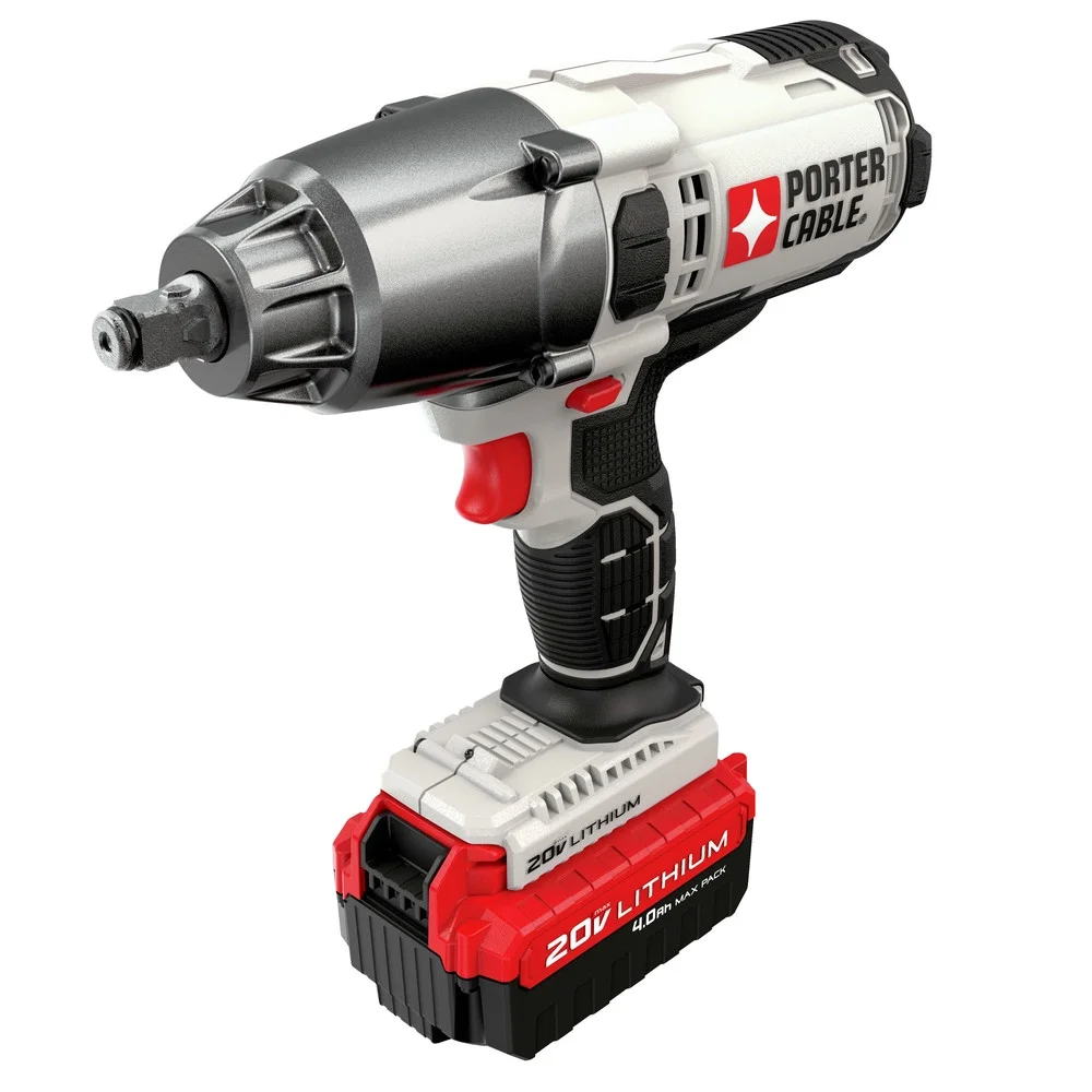 Porter Cable 20V 1/2 in. Cordless Brushed Impact Wrench Kit (Battery & Charger)
