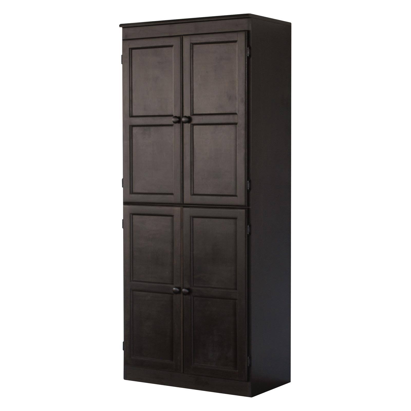 Concepts in Wood Storage Cabinet, 72 inch with 5 Shelves (Espresso), Brown