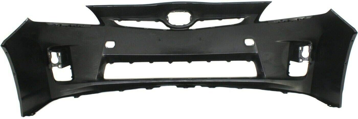 Front Plastic Bumper Cover Fascia for 2010-2011 Toyota Prius Base Hatchback 10-11. New, Primed and Ready for Paint. with Fog Light Holes. TO1000359 5211947917