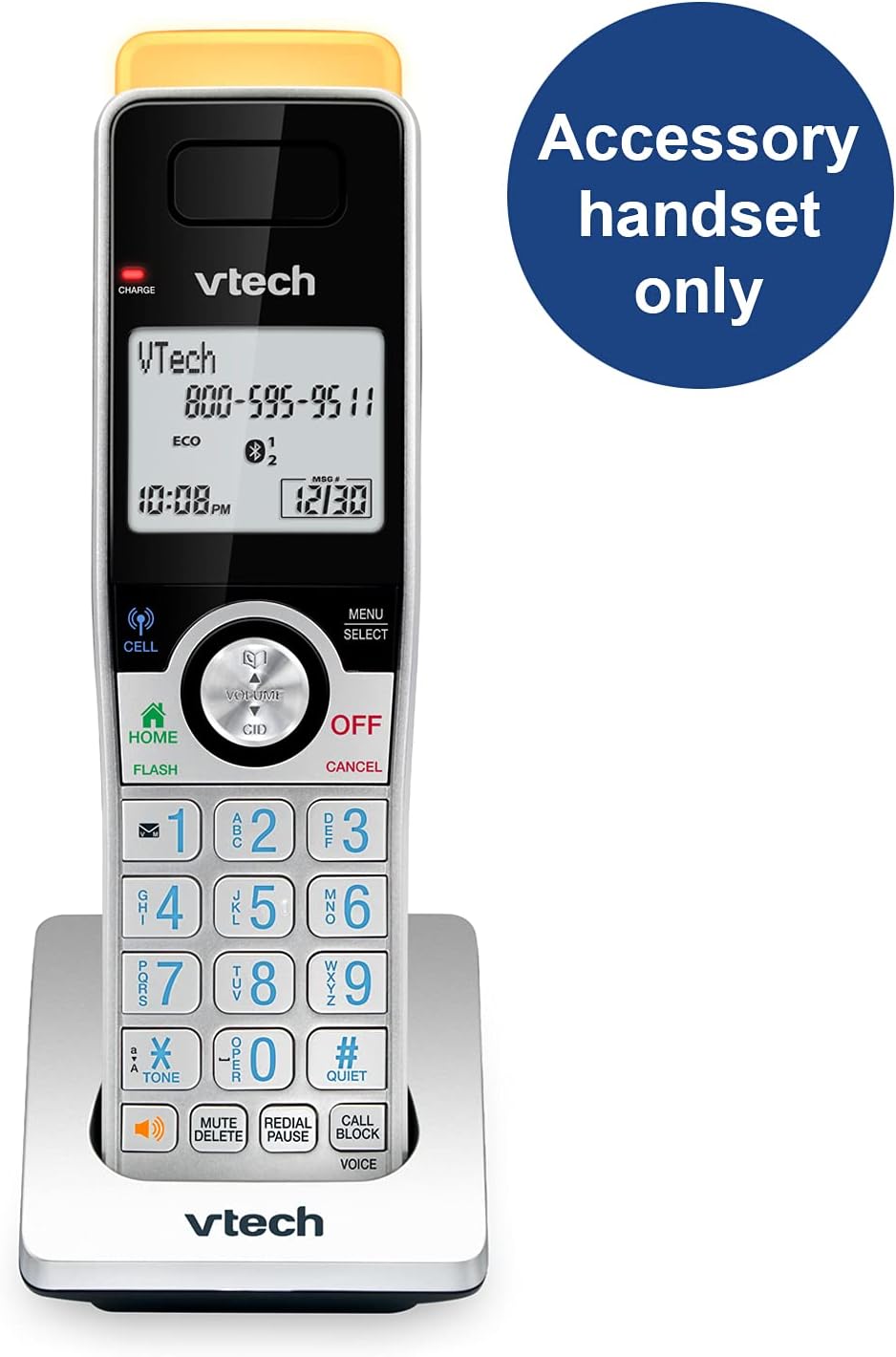 VTECH IS8121-4 Super Long Range up to 2300 Feet DECT 6.0 Bluetooth 4 Handset Cordless Phone for Home with Answering Machine, Call Blocking, Connect to Cell, Intercom and Expandable to 5 Handsets
