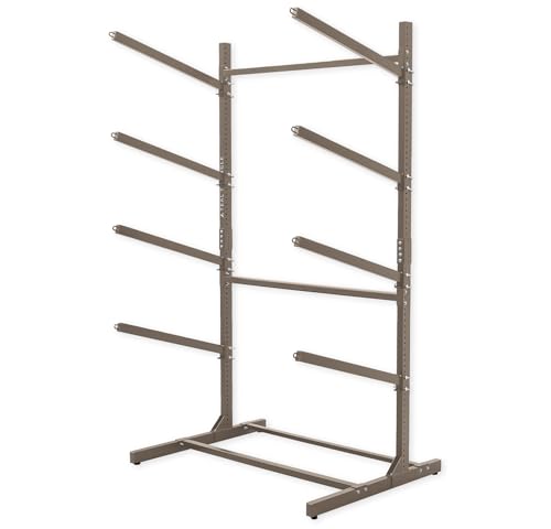 Freestanding G-Watersport Kayak and SUP Outdoor Storage Rack, Heavy Duty Adjustable Weatherproof Stand