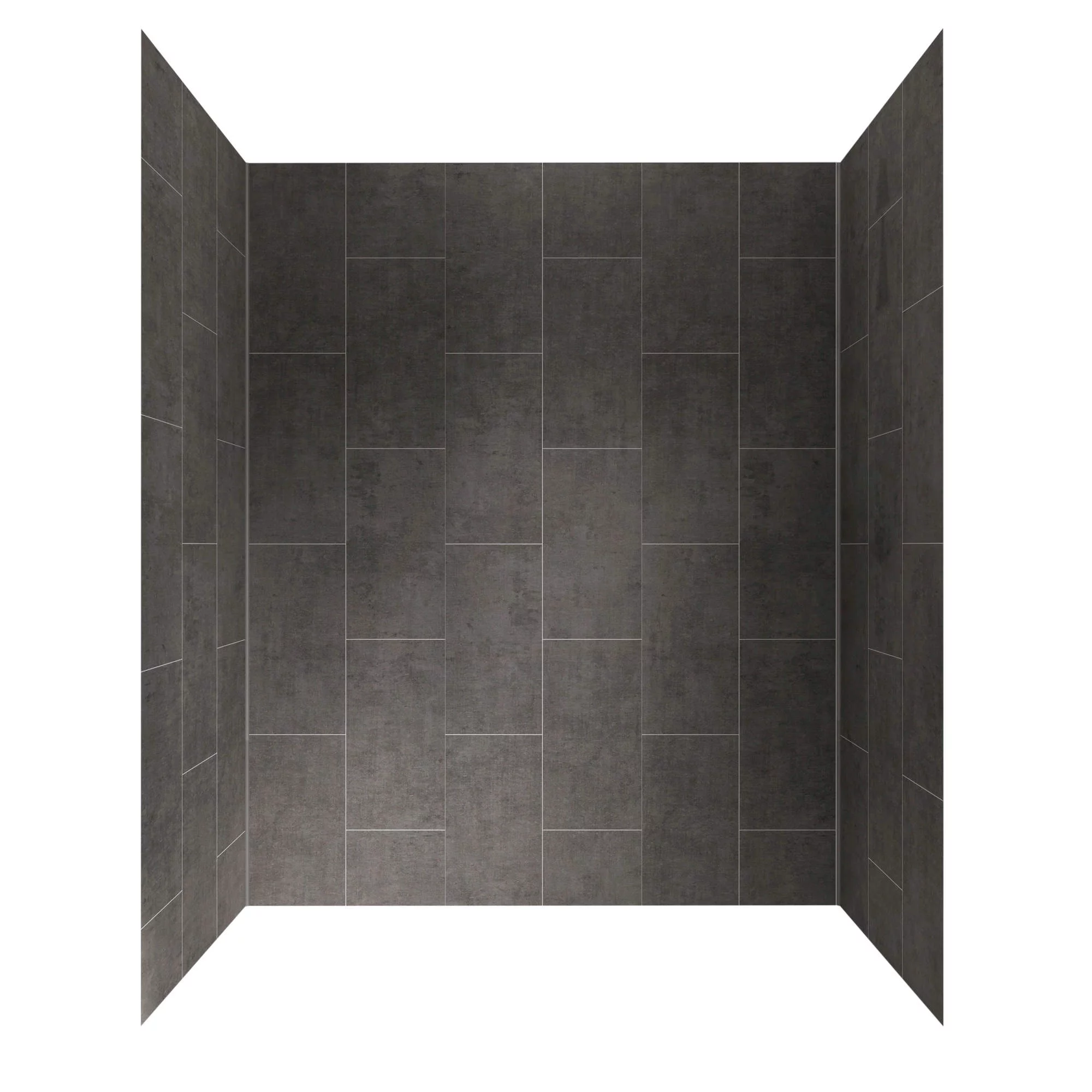 Foremost Gfs603278 Jetcoat 60" X 32" X 78" Five Panel Alcove Shower Wall Kit - Slate