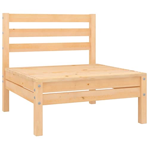 6 Piece Patio Lounge Set Solid Pinewood,Durable Wooden Garden Lounge Set: Relax, Nap, and Chat in Rustic Charm Outdoor Furniture Sets, Patio Furniture Sets