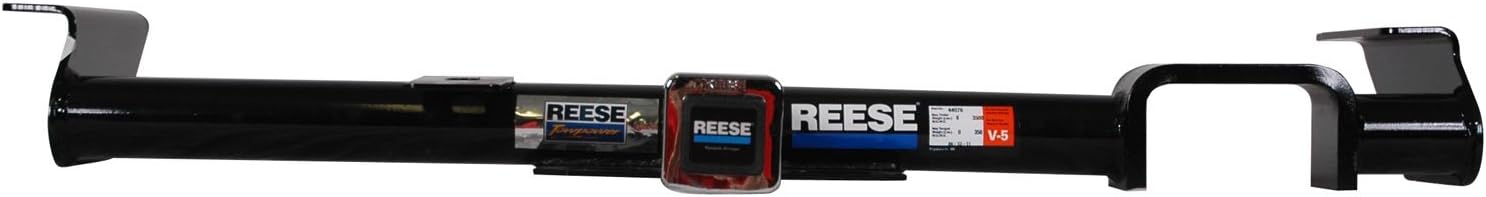 Reese Towpower 44076 Class III Custom-Fit Hitch with 2" Square Receiver opening, includes Hitch Plug Cover , Black