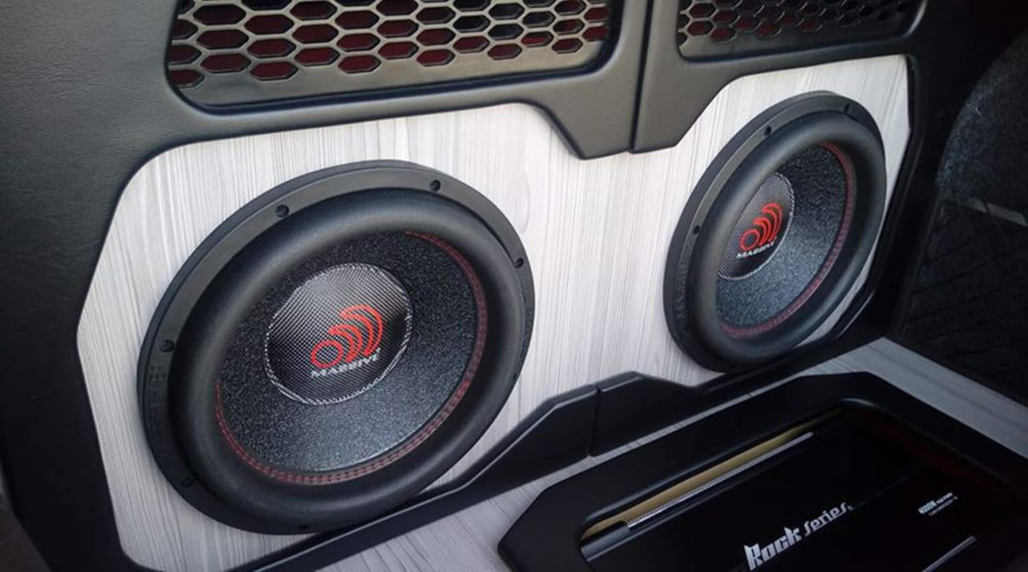 Massive Audio GTX102 – 10 Inch Car Audio Subwoofer, High Performance Subwoofer for Cars, Trucks, Jeeps - 10" Subwoofer 700 Watt RMS, 1400w MAX Dual 2 Ohm, 2.5 Inch Voice Coil. Sold Individually