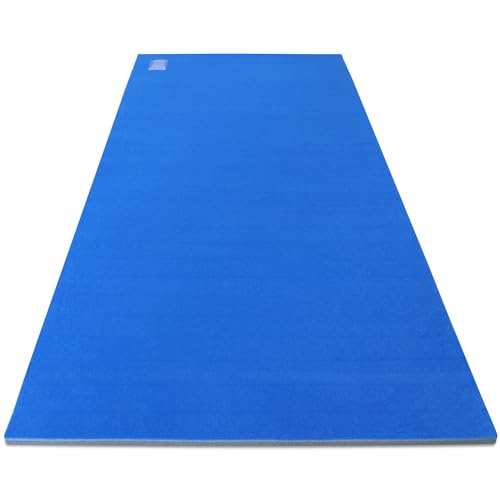 Meister FlexFloor Gymnastics & Cheer Mat - Roll-Up Carpet Training Floor for Home & Gym