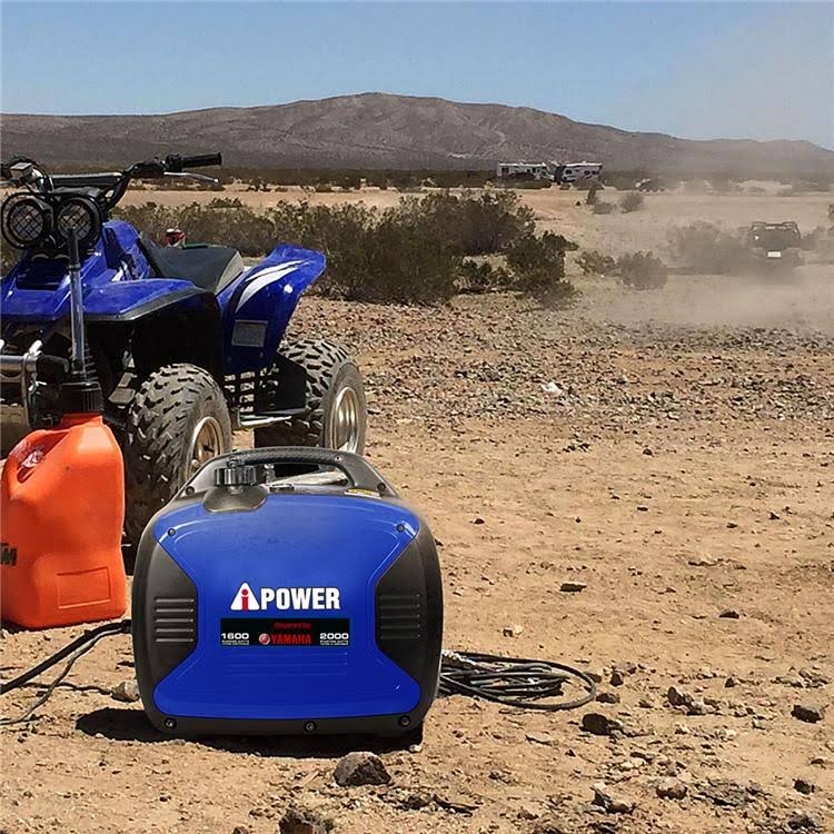 A-iPower Inverter Generator - 2000 Surge Watts, 1600 Rated Watts, EPA and CARB Compliant, Model AP2000i
