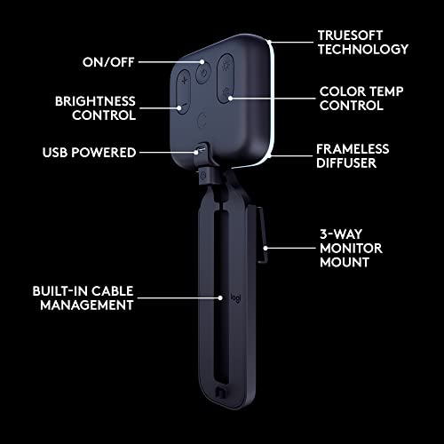 Logitech Brio 500 Full HD Webcam with Auto Light Correction,Show Mode, Dual Noise Reduction Mics, Webcam Privacy Cover, Works with Microsoft Teams, Google Meet, Zoom, USB-C Cable - Rose