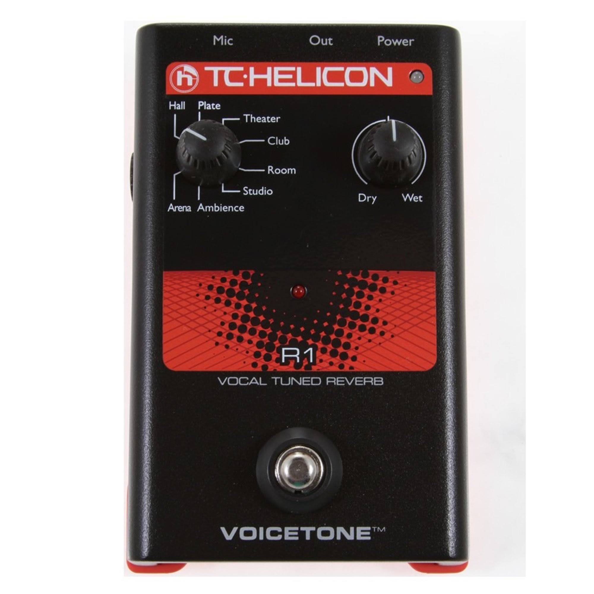 TC Helicon Vocal Reverb Pedal VoiceTone R1