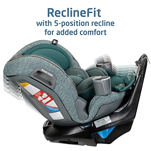 Maxi-Cosi Emme 360 Car Seat: Rotating Car Seat 360, All-in-One Convertible, Car Seat 360 Rotation, Swivel Car Seat in Meadow Wonder
