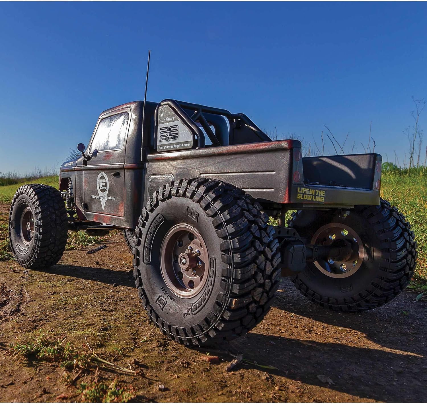 Team Associated Enduro Trail Truck Ecto Black RTR LiPo Combo ASC40122C Trucks Electric RTR 1/10 Off-Road