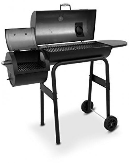 Char-Broil - Standard American Gourmet Offset Smoker BBQ u0026 Charcoal Grill