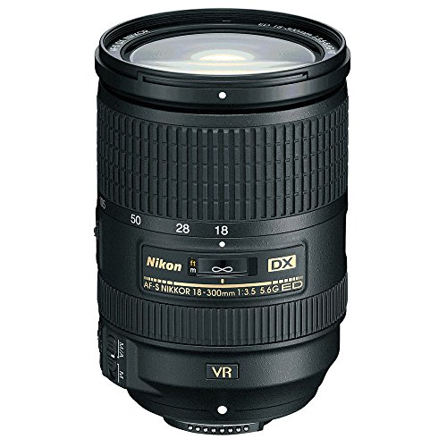 Nikon AF-S DX NIKKOR 18-300mm f/3.5-5.6G ED Vibration Reduction Zoom Lens with Auto Focus for Nikon DSLR Cameras