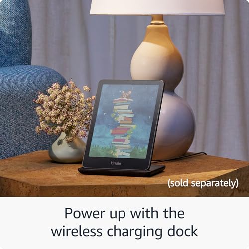 Introducing Amazon Kindle Colorsoft Signature Edition (32 GB) – With color display, auto-adjusting front light, wireless charging, and long battery life - Metallic Black