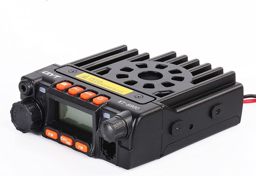 QYT KT-8900 Dual Band 25W Mini Mobile Transceiver VHF UHF Portable Ham Radio with USB Programming Cable