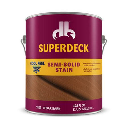 Duckback DPI052024-16 Superdeck Stain Semi Solid CF CDR BRK 1G (Case of 4)