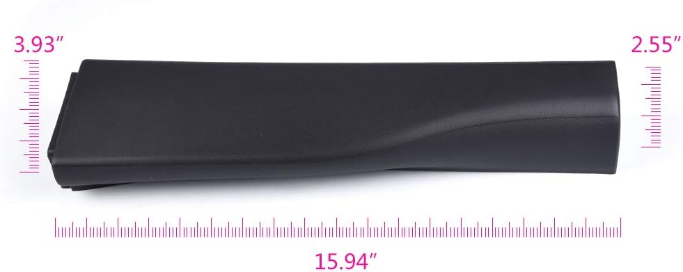PIT66 Tailgate Moulding Cap, Compatible with 2008-2016 Ford F250 F350 F450 F550 Super Duty (NOT Fit Integrated Step Tailgate), Tailgate Protector Cover, FO1904104, BC3Z9940602B
