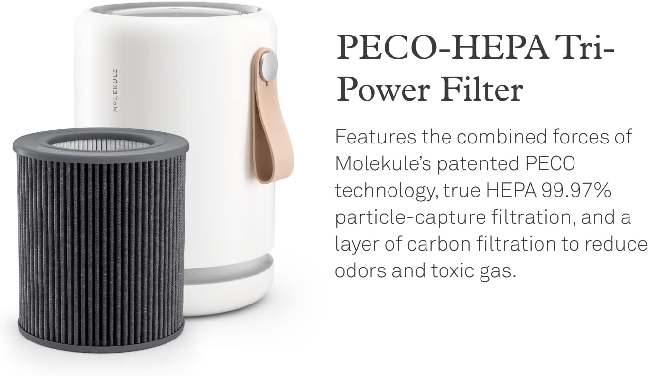 Molekule Air Purifier Bundle with Air Pro (1000 sq ft) and Air Mini+ (250 sq ft)