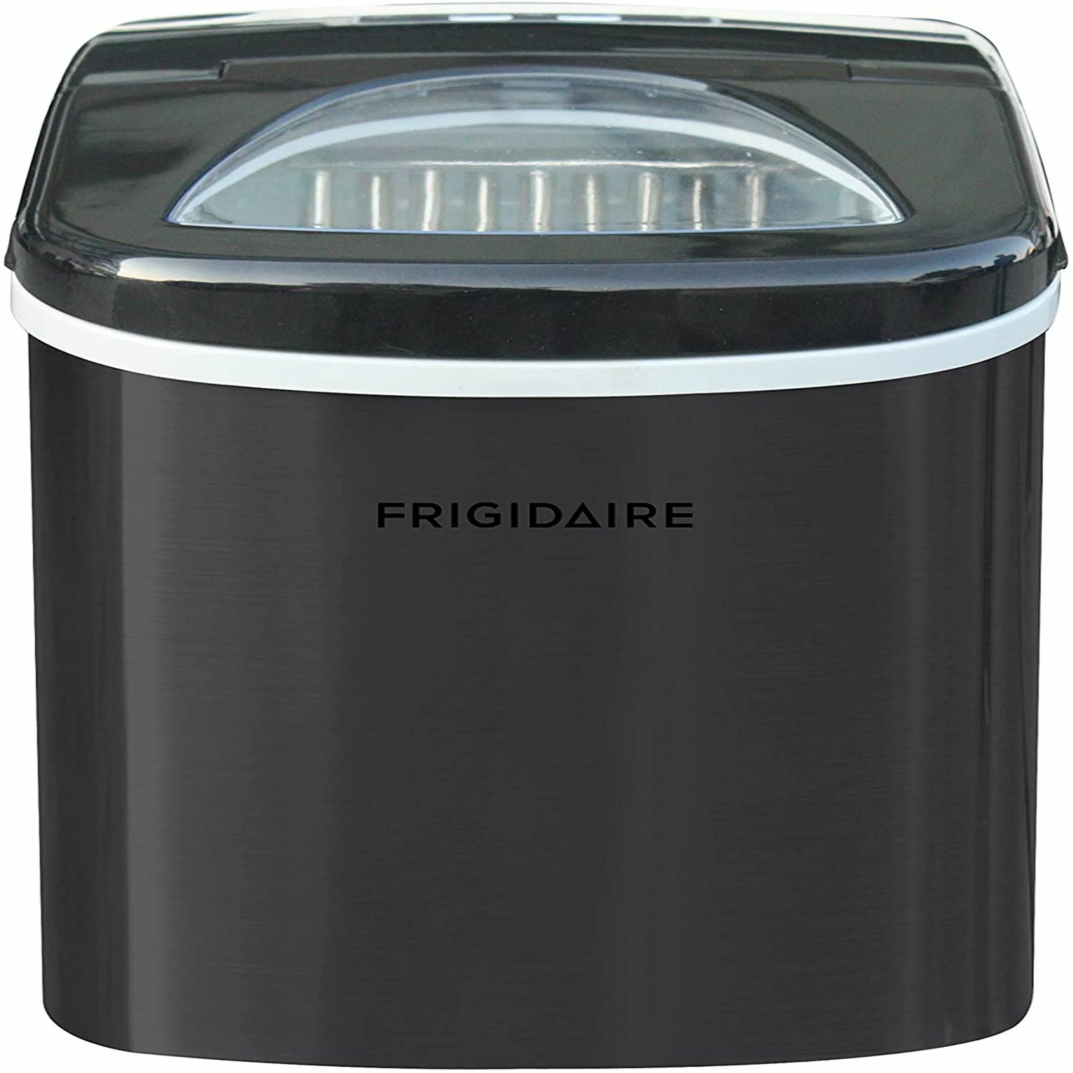Frigidaire 26 lb. Countertop Ice Maker (Ice Nuggets) EFIC117-SS, Black Stainless Steel
