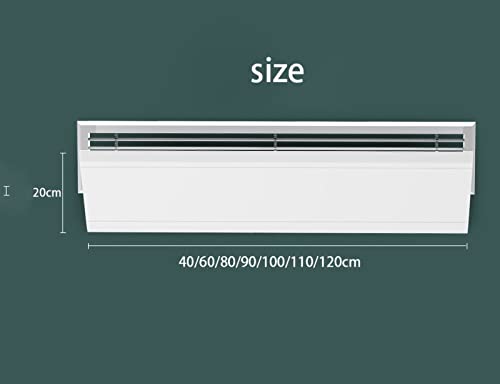 Air Conditioner Deflector Ceiling Central Air Conditioning Angle Adjustable Air Deflector, for Various Shapes of Air Outlets, for Commercial Office Public Area Home, Easy Installation