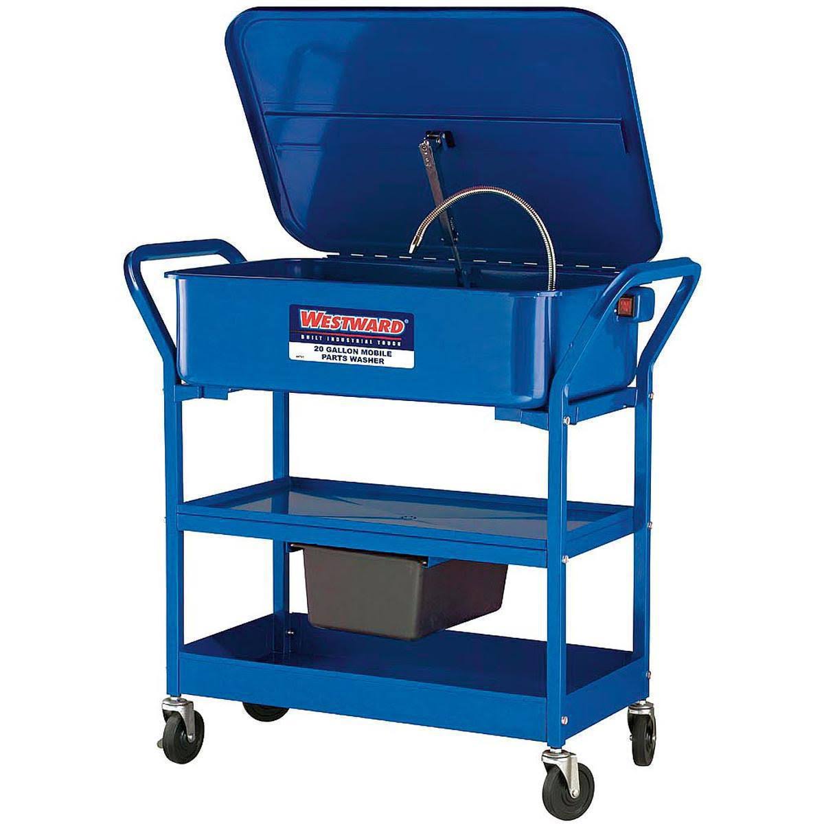 Westward 4KTV7 Parts Washer,Mobile,20 Gal,L 28-13/64