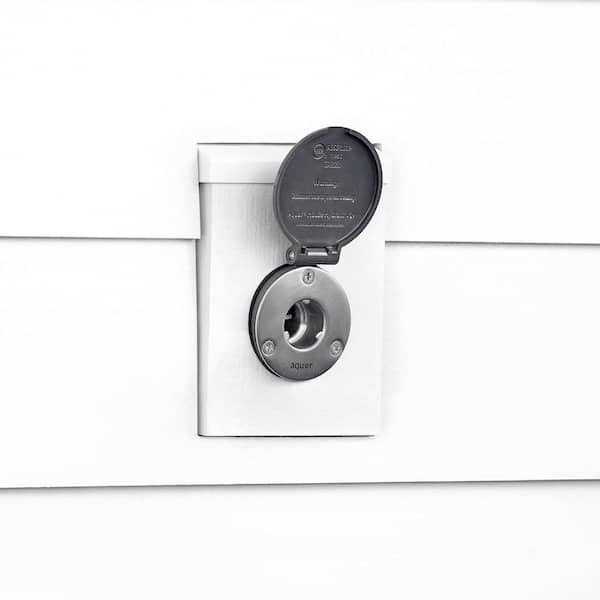 AQUOR 1/2 in. NPT Inlet and 3/4 in. Faucet Hose Connector House Hydrant V1+ Modern Outdoor Wall Faucet - Shop Hardware Tools Online Store