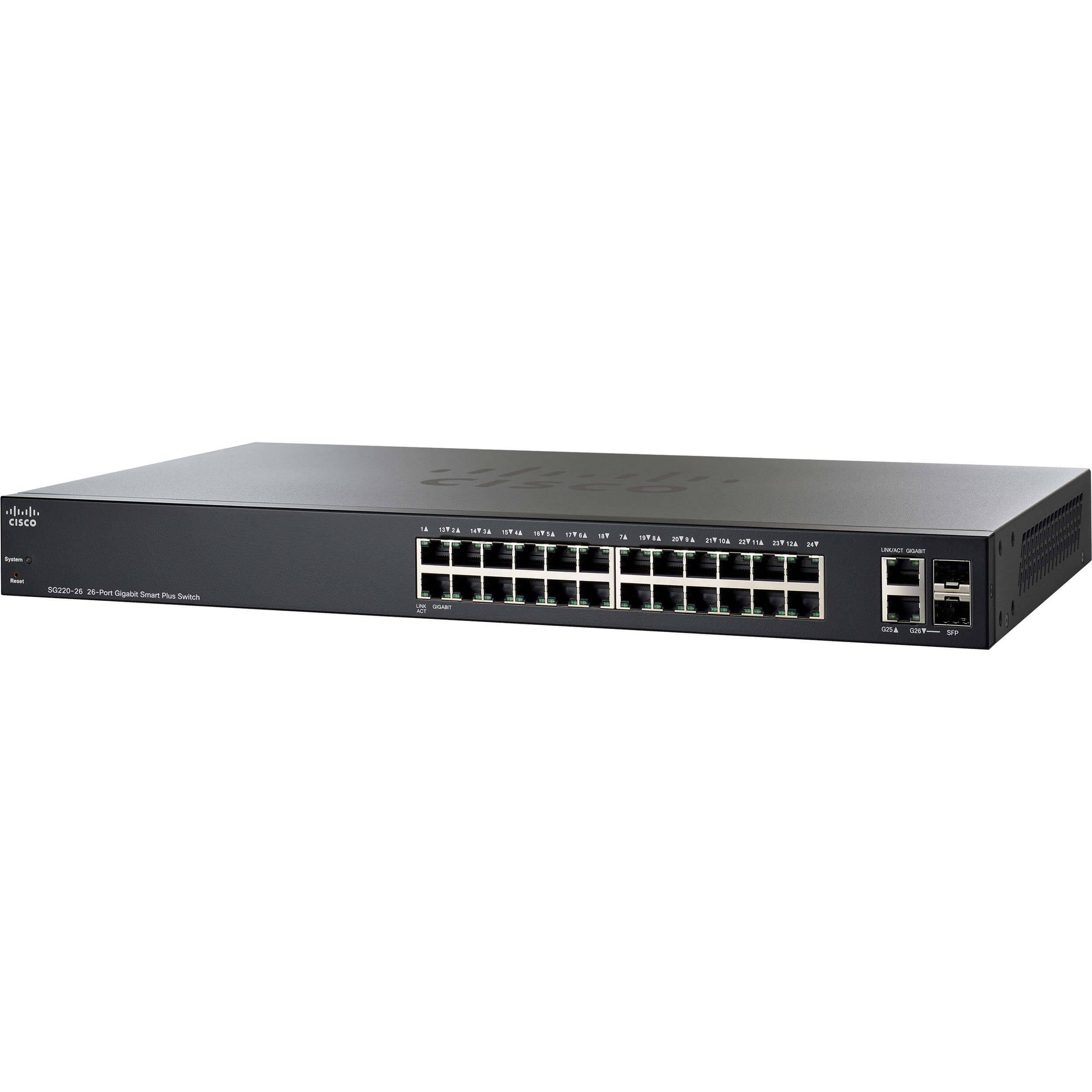 Cisco SG220-26-K9 26-Port Gigabit Smart Plus Switch