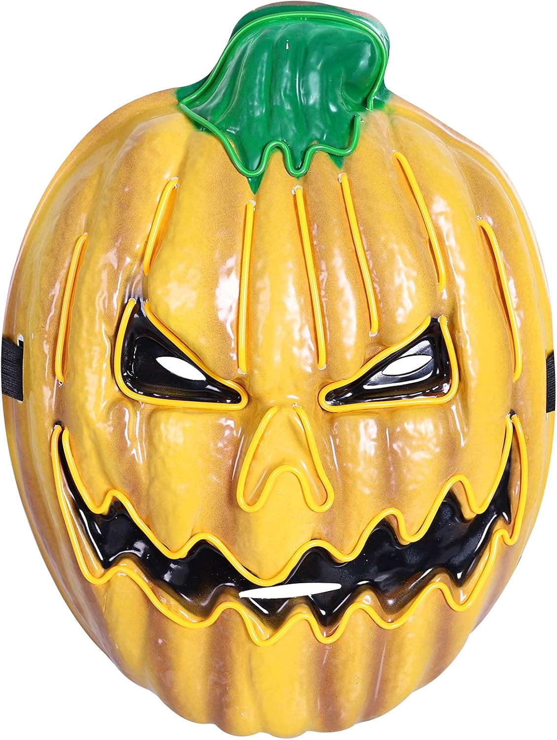 Halloween Mask Light Up, Hacker Purge Mask, Scary LED Mask for Cosplay Costumes Festival Carnival Party Gifts Kids Men Women