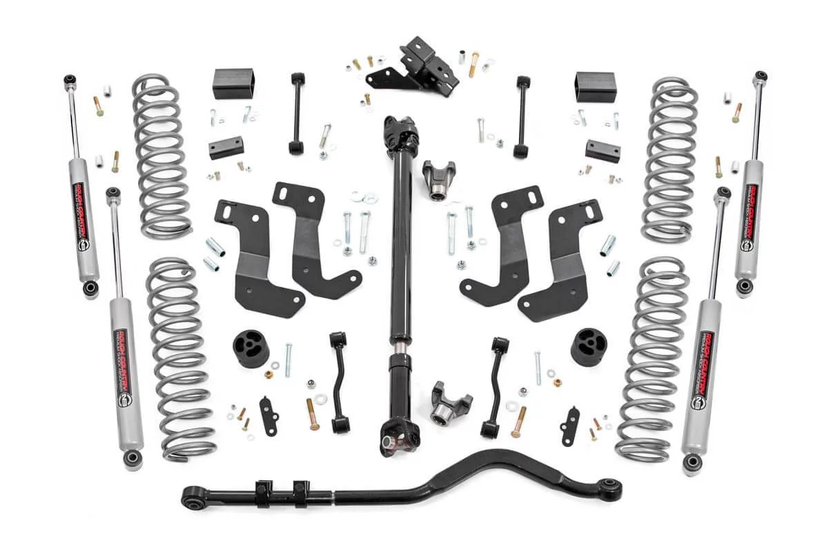 Rough Country 3.5" Lift Kit (fits) 2018-2020 Jeep Wrangler JL 4DR | N3 Shocks | Stage 2 Suspension System | 65431 - Curated Treasures Market