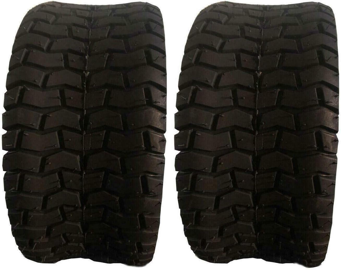 MILLION PARTS 2pcs 15x6.00-6 Lawn Mower Tractor Turf Tires 2PR Pack of 2