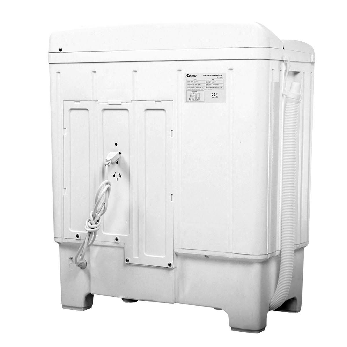 11 lbs Compact Twin Tub Washing Machine Washer Spinner