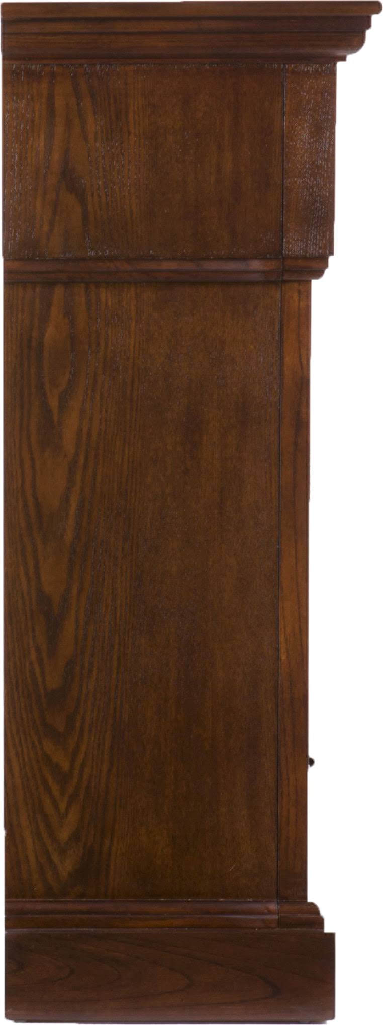 Southern Enterprises Calvert Carved Electric Fireplace, Espresso