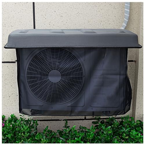 Air Conditioner Cover Heavy Duty AC Window Unit Cover, Universal AC Rain Cover Air Conditioner Sun Shade Cover Anti-Snow Protective Cover, Outdoor AC Units Protection Heat Pump Unit Cover